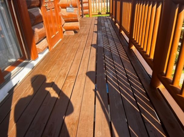ウッドデッキ塗装工事