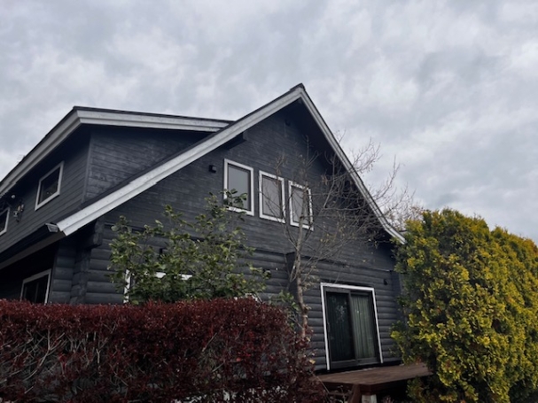 軽井沢　ログハウス塗装工事　キシラデコールフォレステージHS